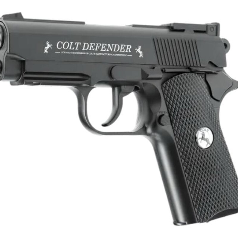 Combo Pistola Co2 Colt Defender Calibre 4.5 mm Combo Pistola Co2 Colt Defender Calibre 4.5 mm