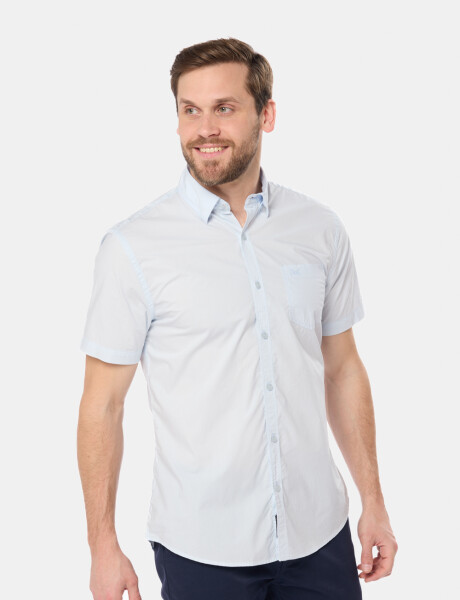 CAMISA LISA Celeste