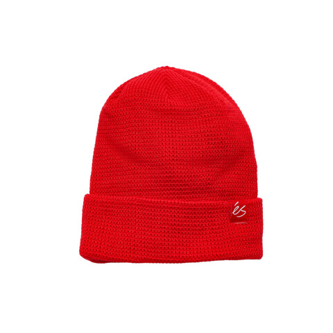 éS SCRIPT WAFFLE KNIT BEANIE 600