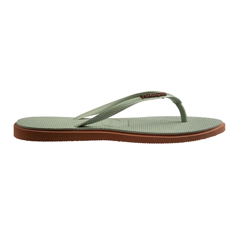 Sandalias Havaianas Slim Point FC Mujer Rust/Smoke Green