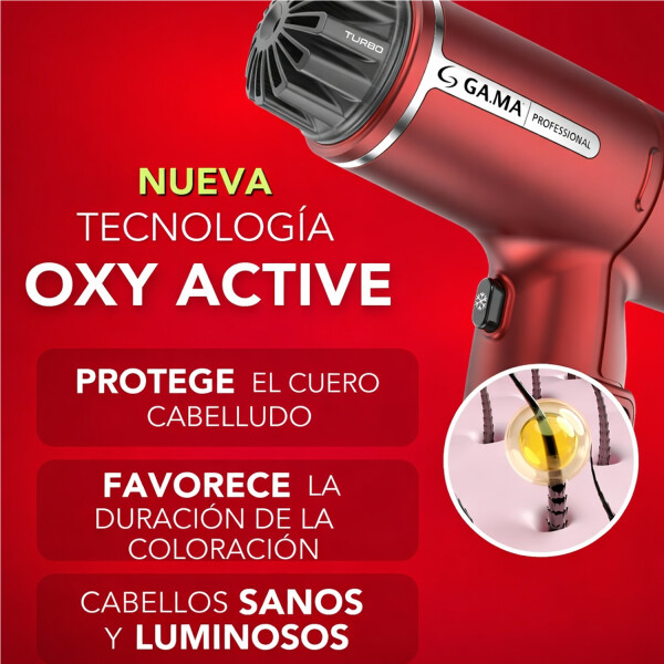 Secador De Pelo Gama Profesional Iq Lite 1600w ROJO