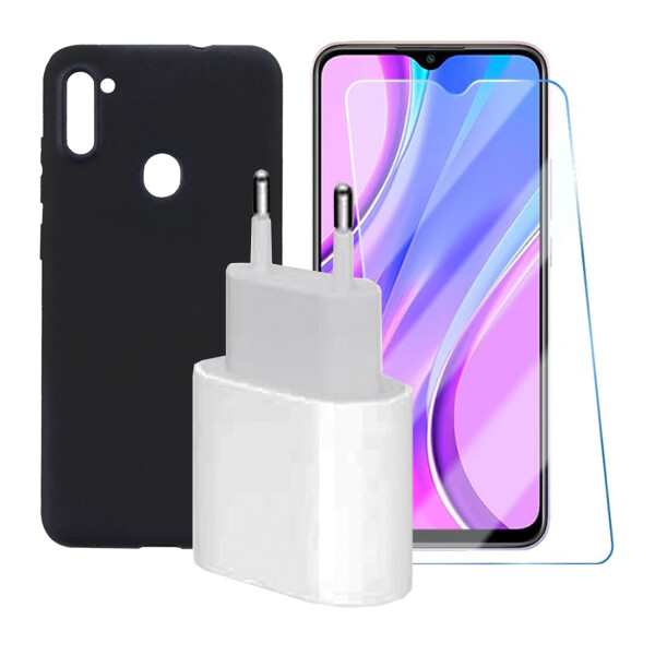 Combo Estuche + Lamina + Cargador Original Iphone COMBO ESTUCHE/LAMINA/CARG ORIG APPLE
