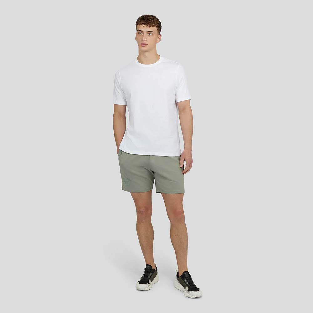 Embroidered Logo Tee - Hombre Navy