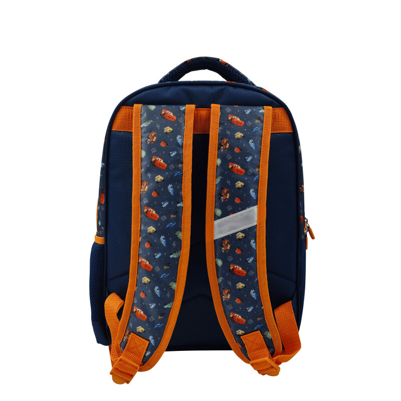 Mochila Disney Cars Azul Marino - Gris - Anaranjado