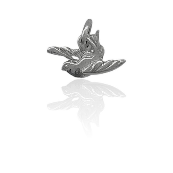 Dije Colgante Paloma-Plata 925-Sin Piedra-CP3489 sinpiedra