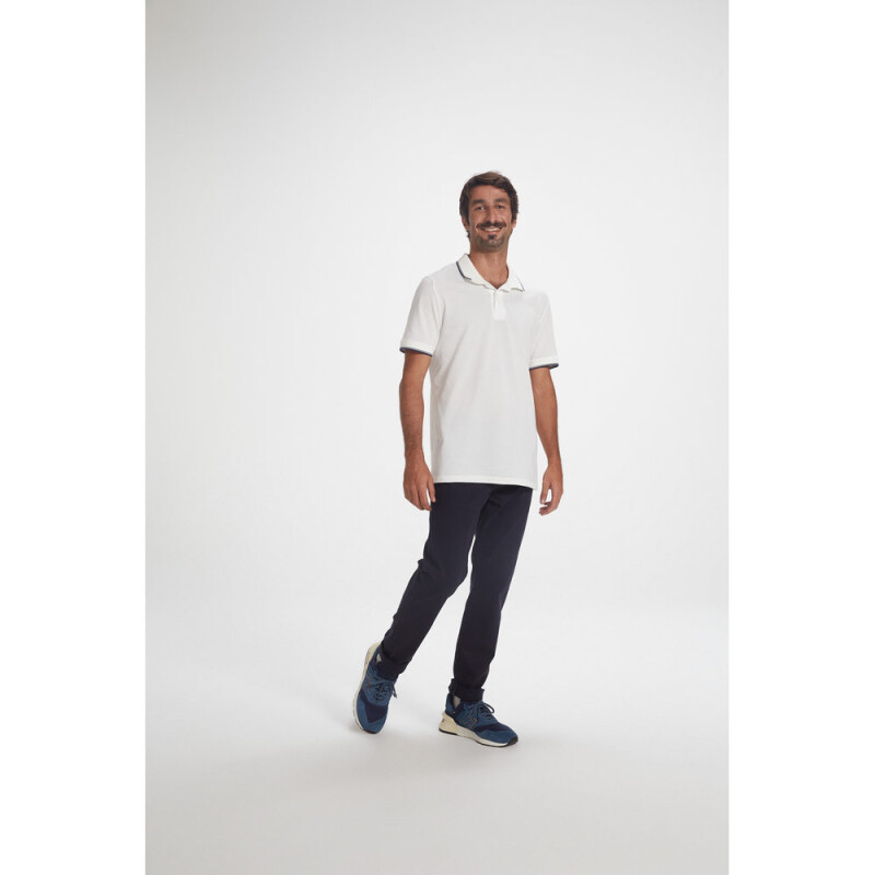 CAMISA POLO MM MASC OFF WHITE