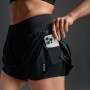 Short Running Aero Hi-Rise2-in-1 3InchShort Mujer Black/silver Reflective