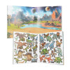 Stickers del mundo de los dinosaurios Galaxy Dino World Stickers del mundo de los dinosaurios Galaxy Dino World