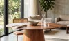 Mesa de comedor Zara 1.35 - Línea Manhattan Marrón