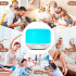 Aromatizador Difusor Vaporizador Humidificador de ambientes con iluminacion luz Led RGB multicolor HMJ025 Aromatizador Difusor Vaporizador Humidificador de ambientes con iluminacion luz Led RGB multicolor HMJ025