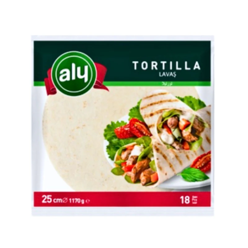 Tortilla de Trigo Wraps Aly - 25 cm - 18 ud. Tortilla de Trigo Wraps Aly - 25 cm - 18 ud.