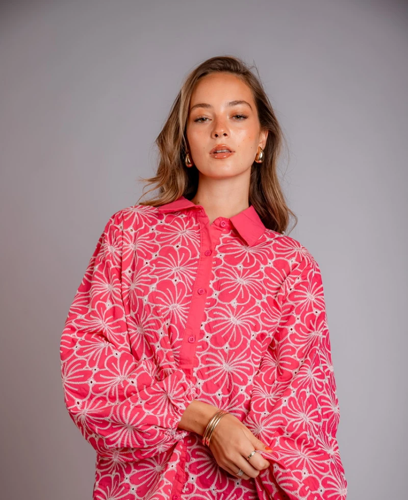 Camisa Francia fucsia
