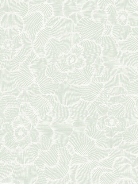 COLECCIÓN PACIFICA - PERIWINKLE GREEN TEXTURED FLORAL - N/A