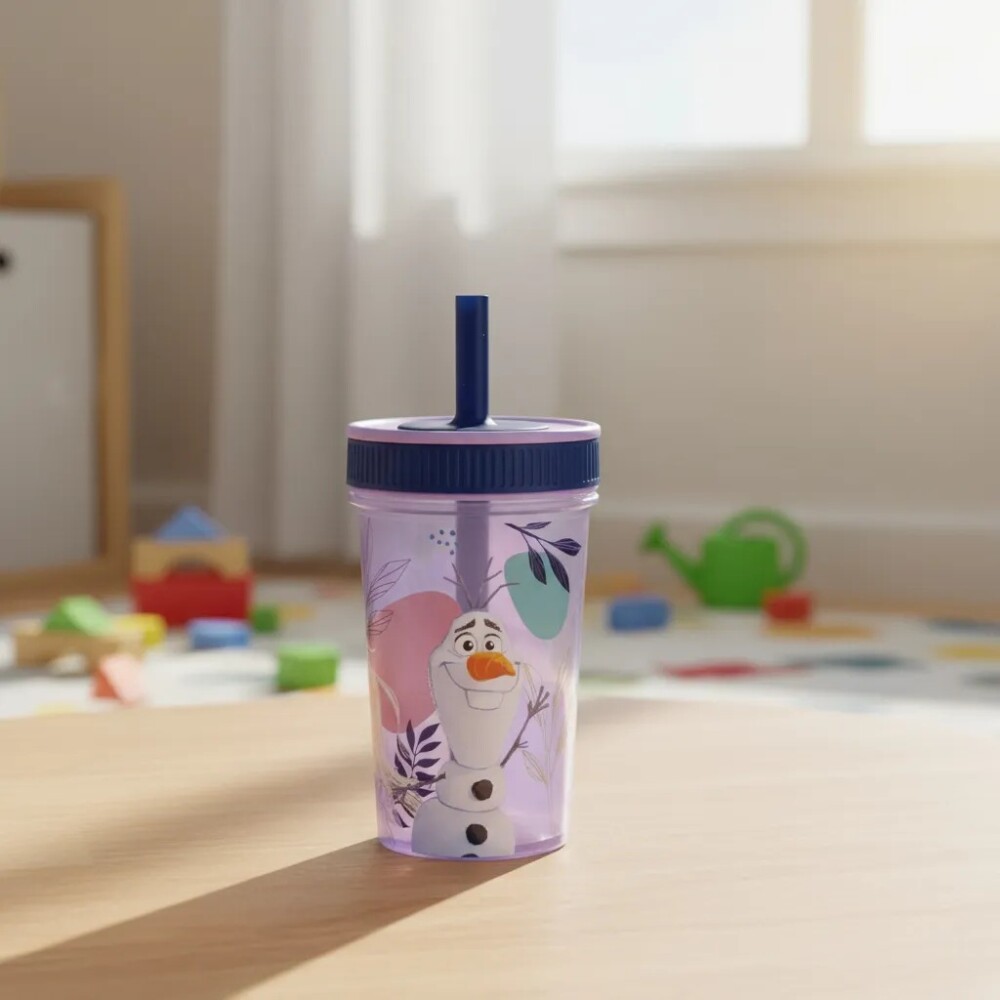 Vaso sorbito silicona antiderrame TOT - personajes frozen