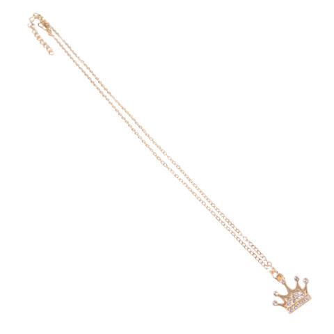 Collar dorado colgante corona Collar Dorado Colgante Corona