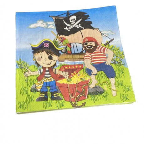 Servilleta Diseño x 20 Piratas