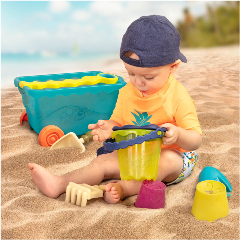 Carrito y juguetes de playa B. Toys Carrito y juguetes de playa B. Toys