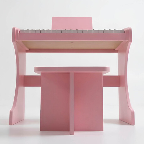 Órgano Teclado Musical Madera Clásico Beethoven Niño Rosa
