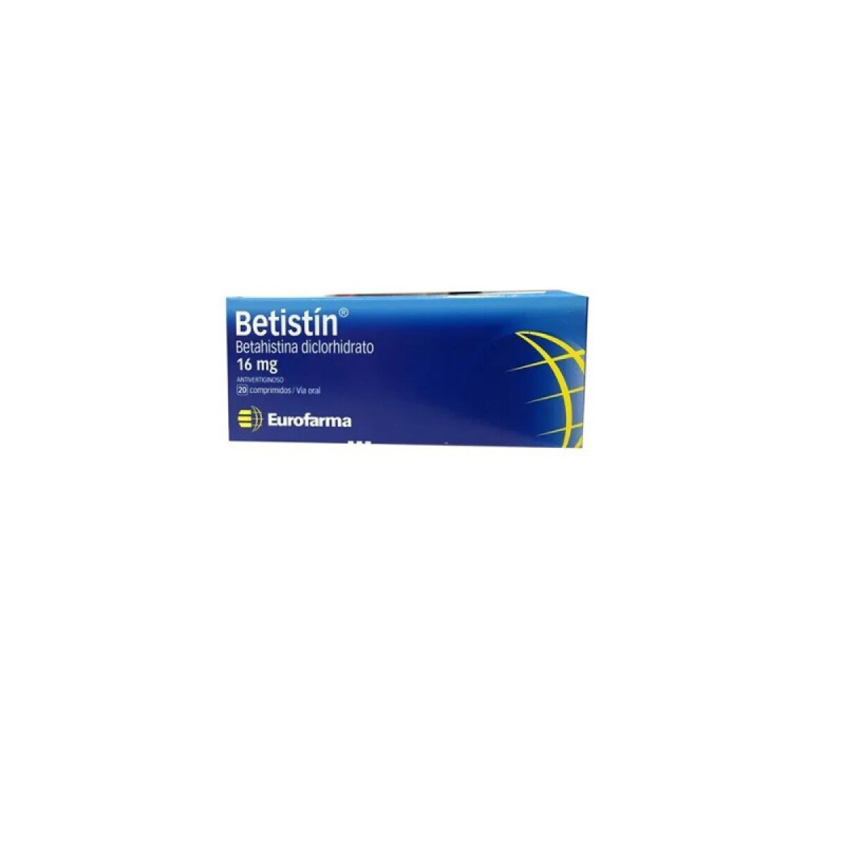 Betistin 16mg 20 Comprimidos 