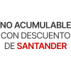 Muebles - No acumula Santander
