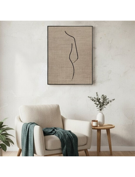 CUADRO CANVAS 40x50cm MARCO SILUETA ARPILLERA 2 CUADRO CANVAS 40x50cm MARCO SILUETA ARPILLERA 2