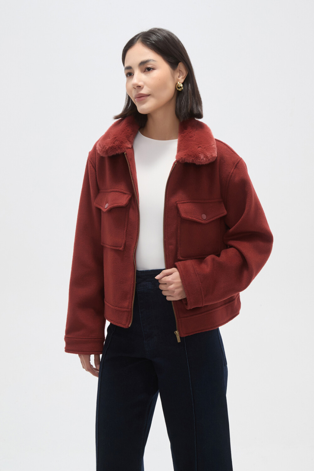 Chaqueta Koryn Ladrillo