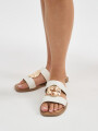 Sandalia Jurame Marfil / Off White
