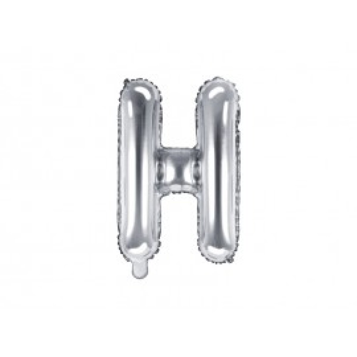 Letra Inflable Plateada - H 
