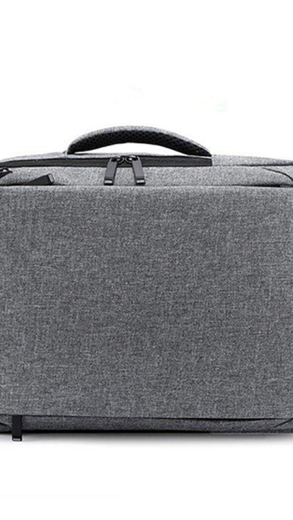 MOCHILA CHICAGO TRIBUNE GRIS