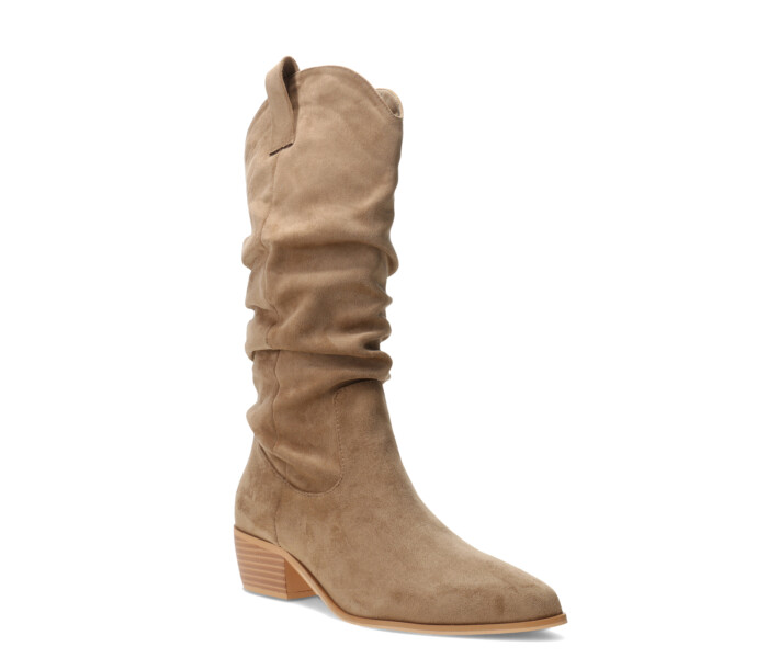 Botas DEGREE Bucaneras arrugadas Beige