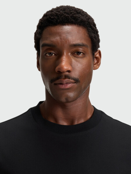 BOSS - Remera Double B Monogram Negro