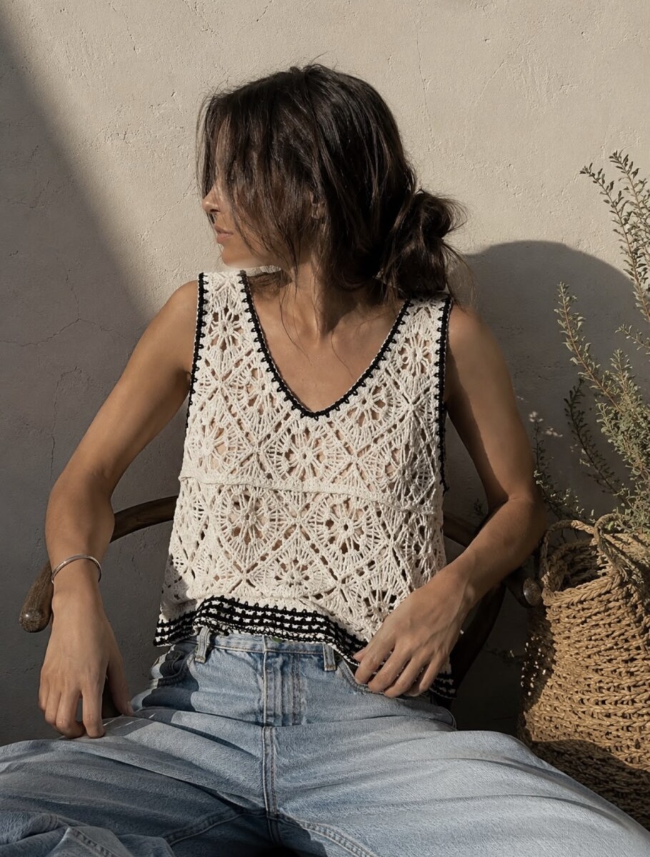 Blusa Clara - crudo 