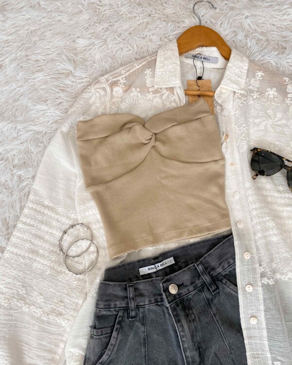 Top Maracuya Beige