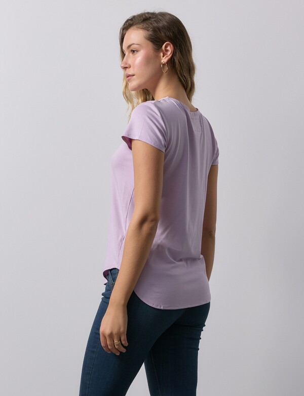 Remera Basica LAVANDA