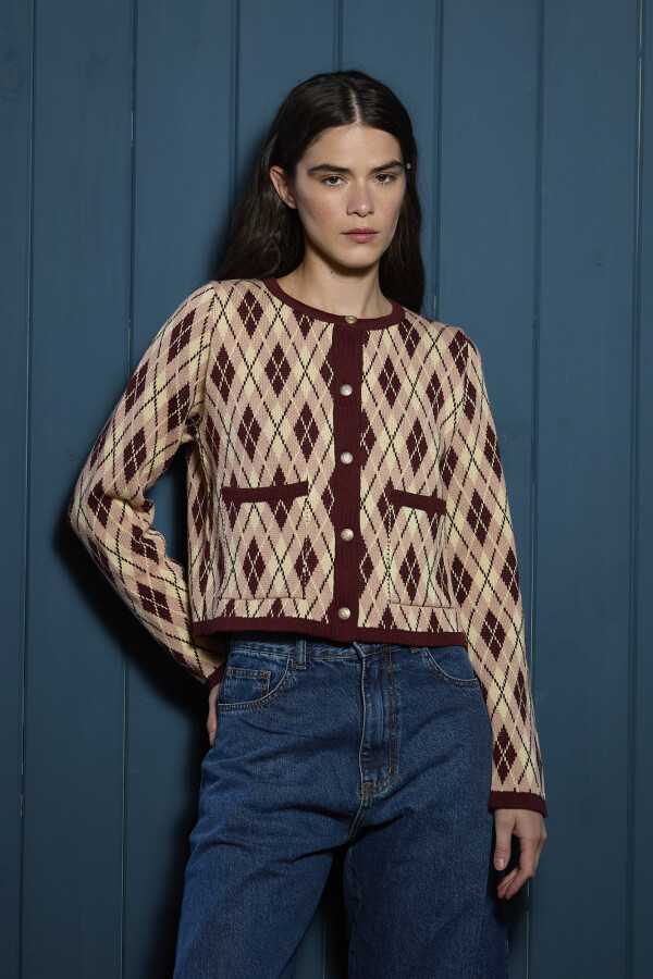 Saco Rombos Renata Rosa