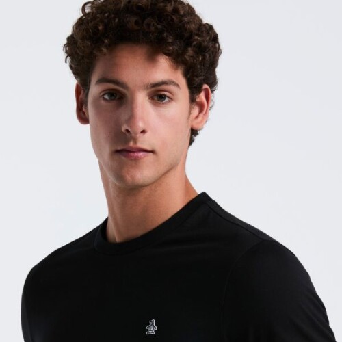 Remera Jrsy Tee Sticker Penguin Negro