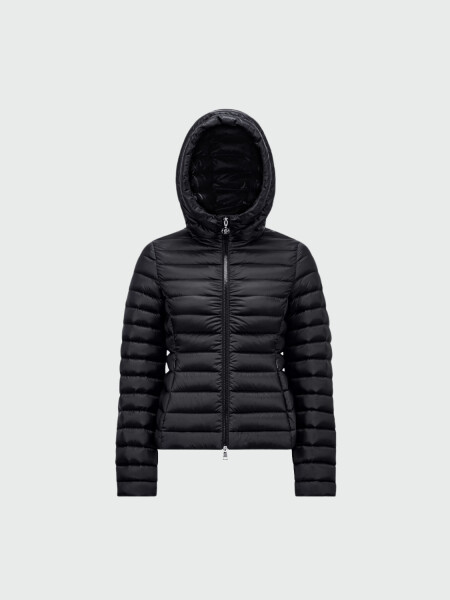 Moncler - Plumífero Corto con Capucha IGE Negro