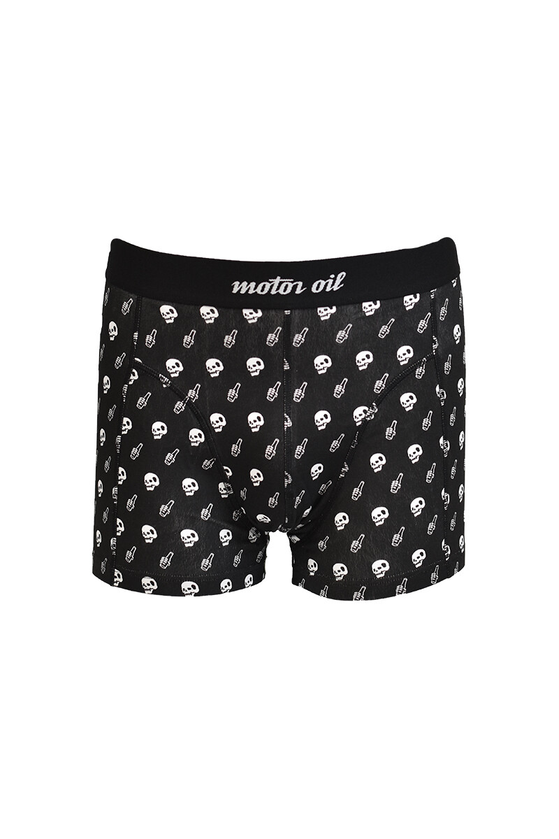 Boxer de algodón estampado - con dise�o de Calaveras 
