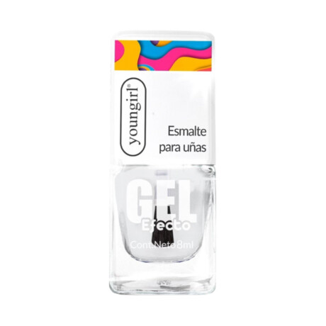 ESMALTE PARA UÑAS EFECTO GEL YOUNGIRL 8ML NUMERO 01- TOP COAT ESMALTE PARA UÑAS EFECTO GEL YOUNGIRL 8ML NUMERO 01- TOP COAT