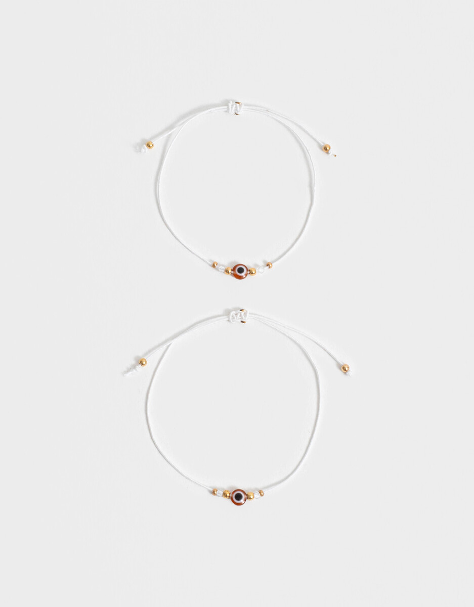 Set De Pulseras Para Compartir Con Dije 