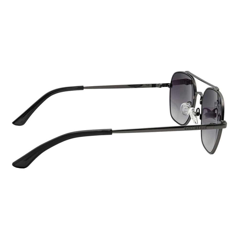 Lentes De Sol Chilli Beans Ejecutivo De Acero Inoxidable Negro/Ónix