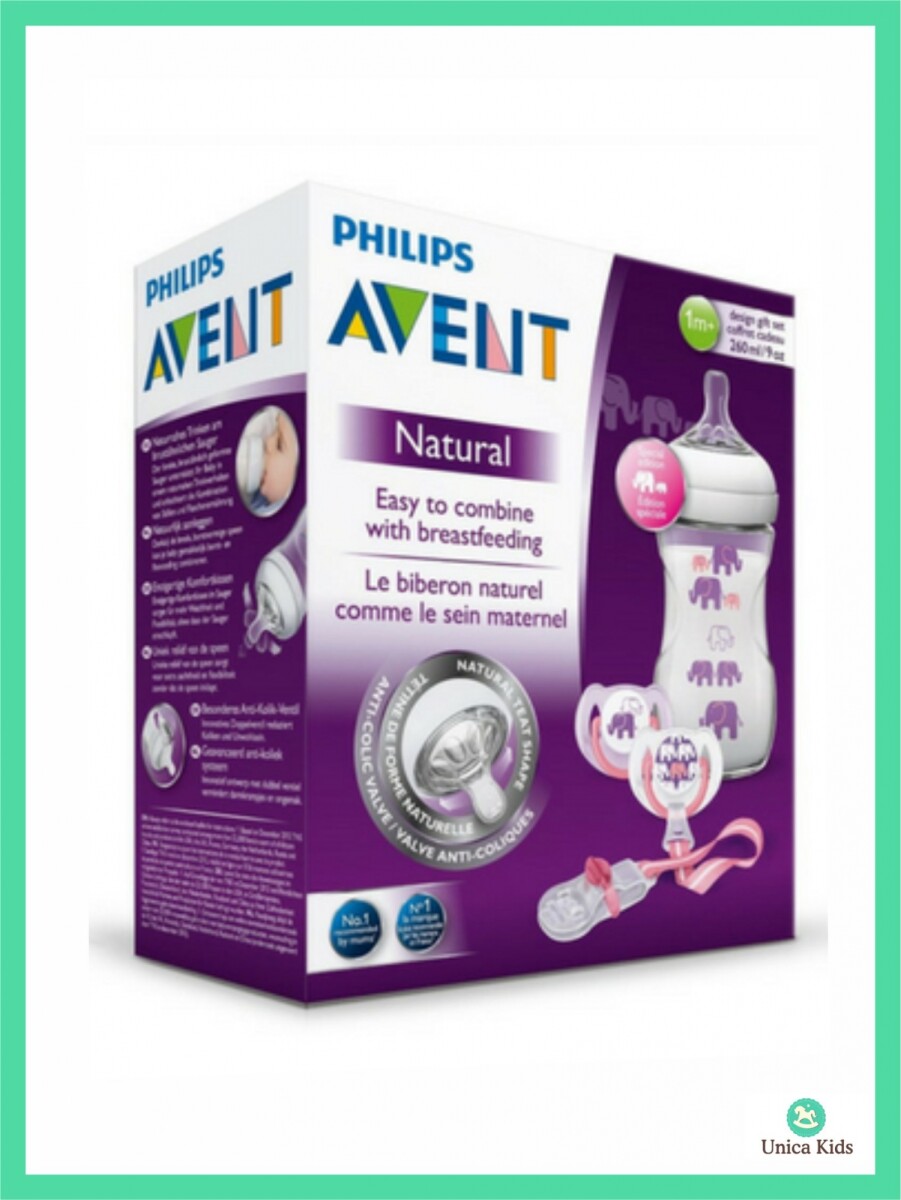 SET AVENT NATURAL ELEFANTES - UNICO 