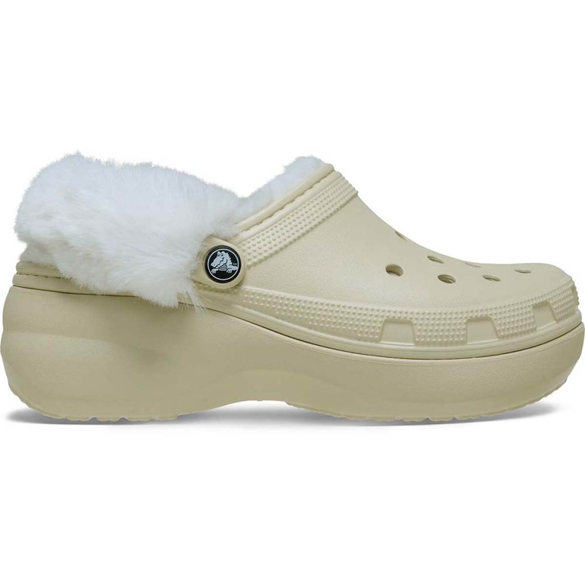 Classic Platform Fuzz Lined Clog W 