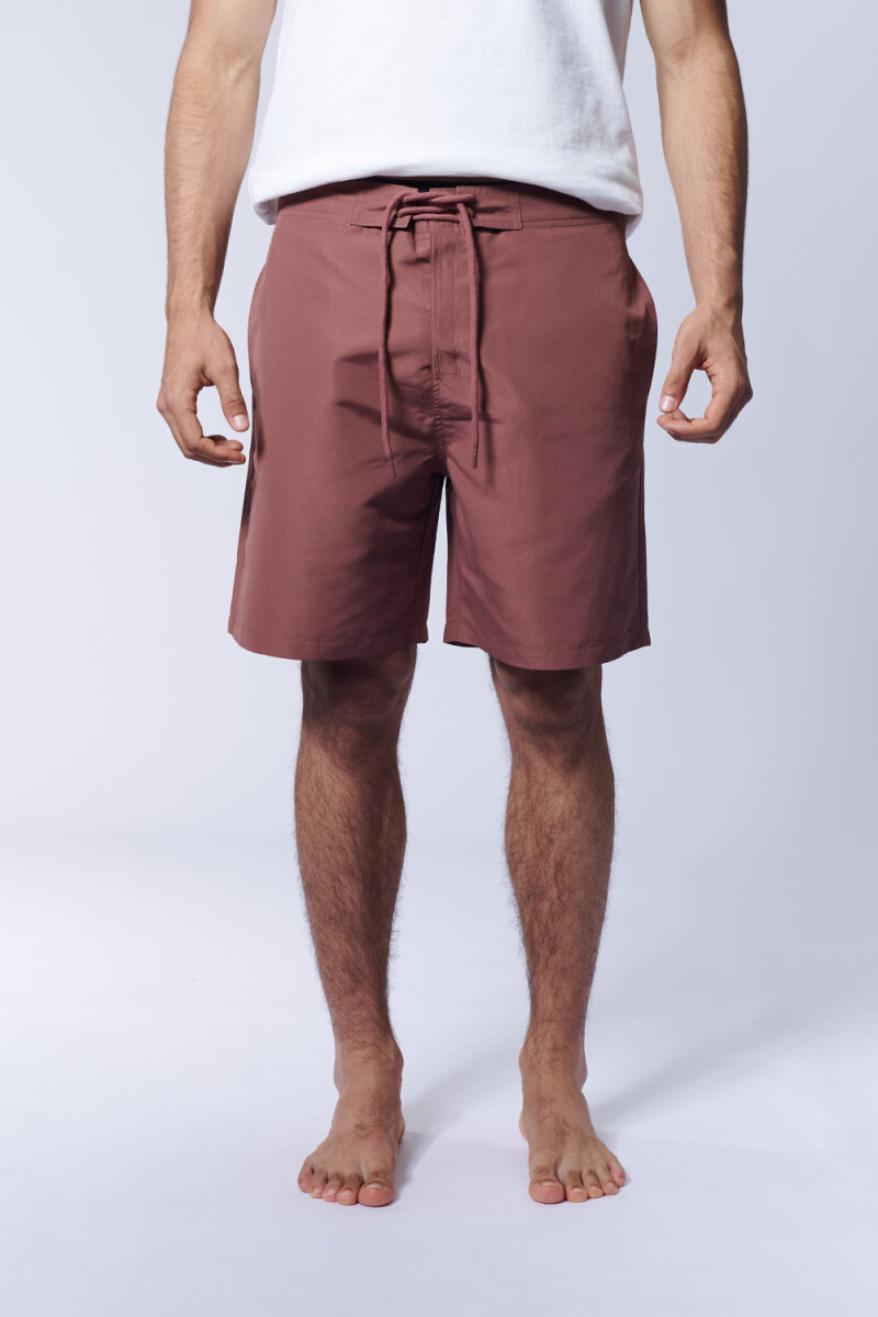 Short de Baño Ajustable Marrón