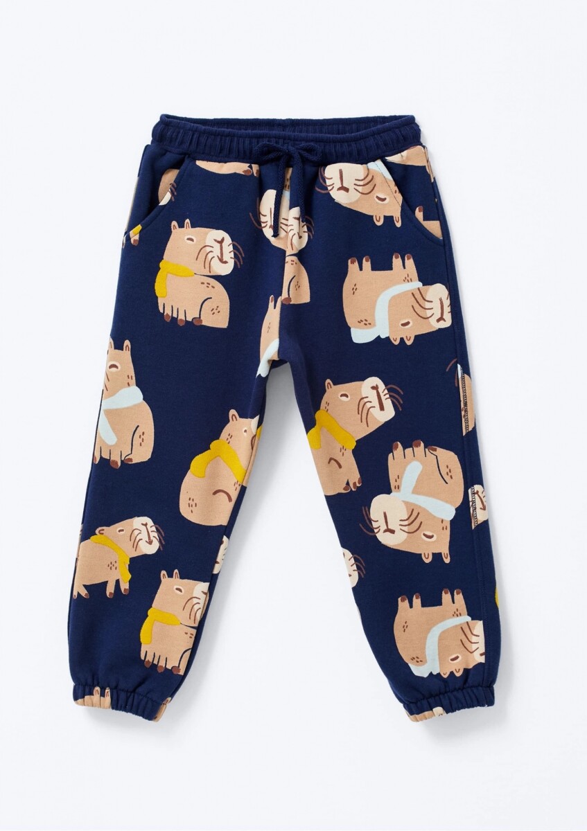 PANTALÓN INFANTIL ESTAMPADO - MULTICOLOR 