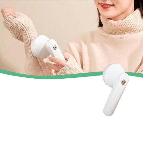 QUITA PELUSA ELÉCTRICO RECARGABLE PARA ROPA COLOR BLANCO QUITA PELUSA ELÉCTRICO RECARGABLE PARA ROPA COLOR BLANCO