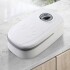 Dispensador De Alimento Timer Para Mascotas Gatos Perros Color Variante Gris