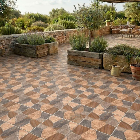Cerámica DUNE GRANILLA 45x45 Anttideslizante PISO GAMAS DE MARRON