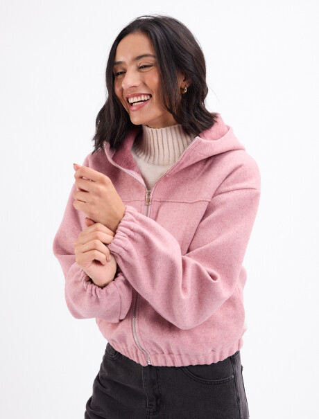 Campera paño Rocio rosa