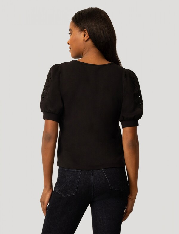 Blusa Manga Calada NEGRO